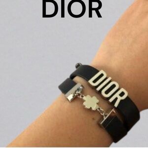 Dior GWP Double Tour Bracelet with Clover Charm